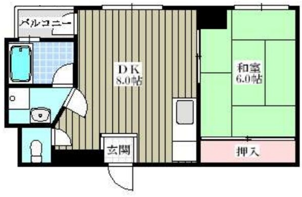 ハイネスイイダの物件間取画像